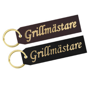 Nyckelring Grillmästare guld